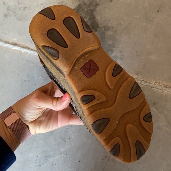 Twisted X Zebra Slide Mocs Shoes - Picture 4 of 5